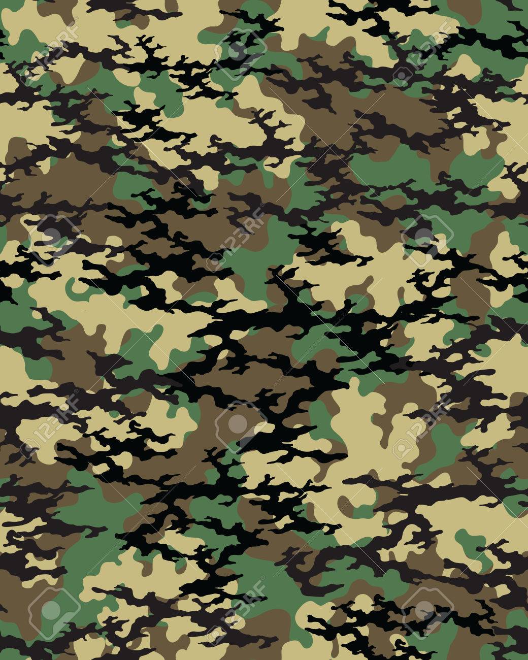 Modische Tarnmuster Militarischen Druck Seamless Illustration Tapeten Lizenzfrei Nutzbare Vektorgrafiken Clip Arts Illustrationen Image 74790627