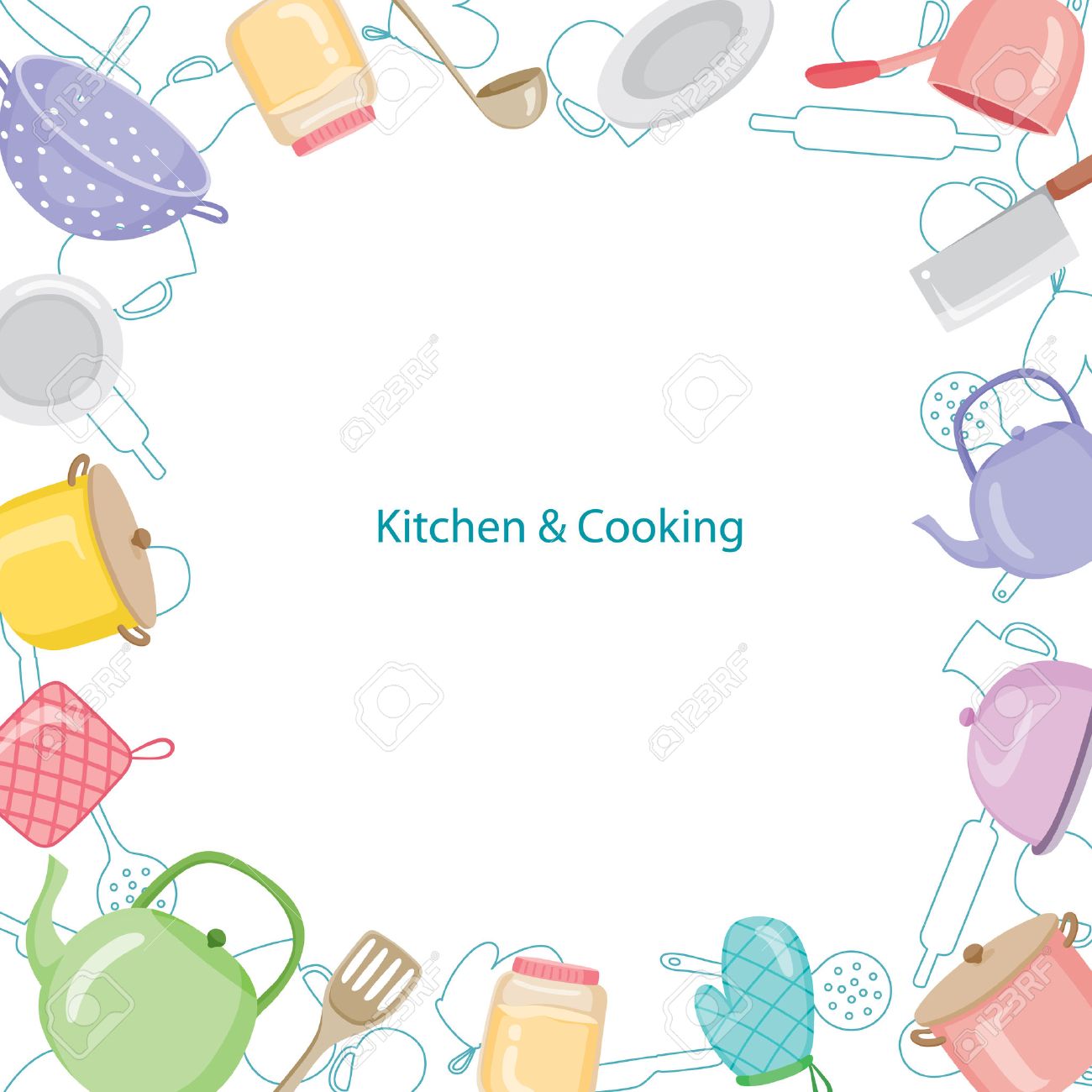 Kitchen Equipment Border, Kitchen, Kitchenware, Crockery, Cooking, Food, Bakery, Lifestyle - 54343671 Kitchen Equipment Border, Kitchen, Kitchenware, Crockery, Cooking, Food, Bakery, Lifestyle - 54343671