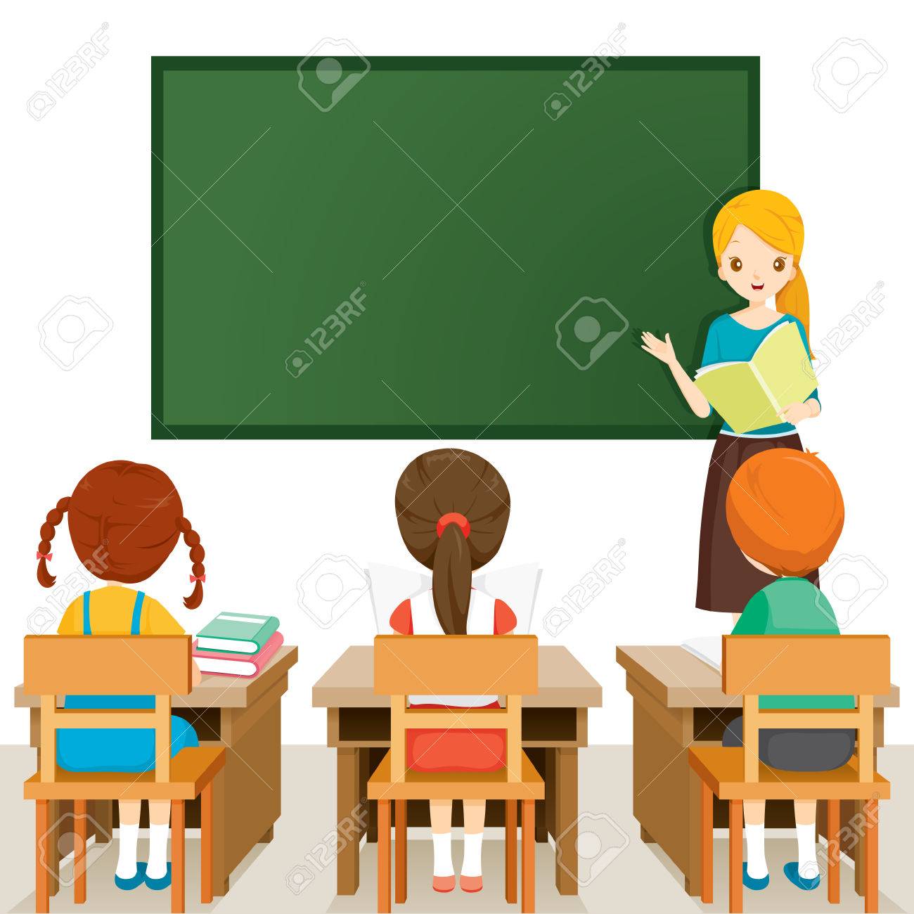Enseignement Enseignant Etudiants En Classe La Journee Mondiale Du Livre Retour A L Ecole L Education La Papeterie Livre Enfants Fournitures Scolaires L Education Sujet Objets Icones Clip Art Libres De Droits Vecteurs Et