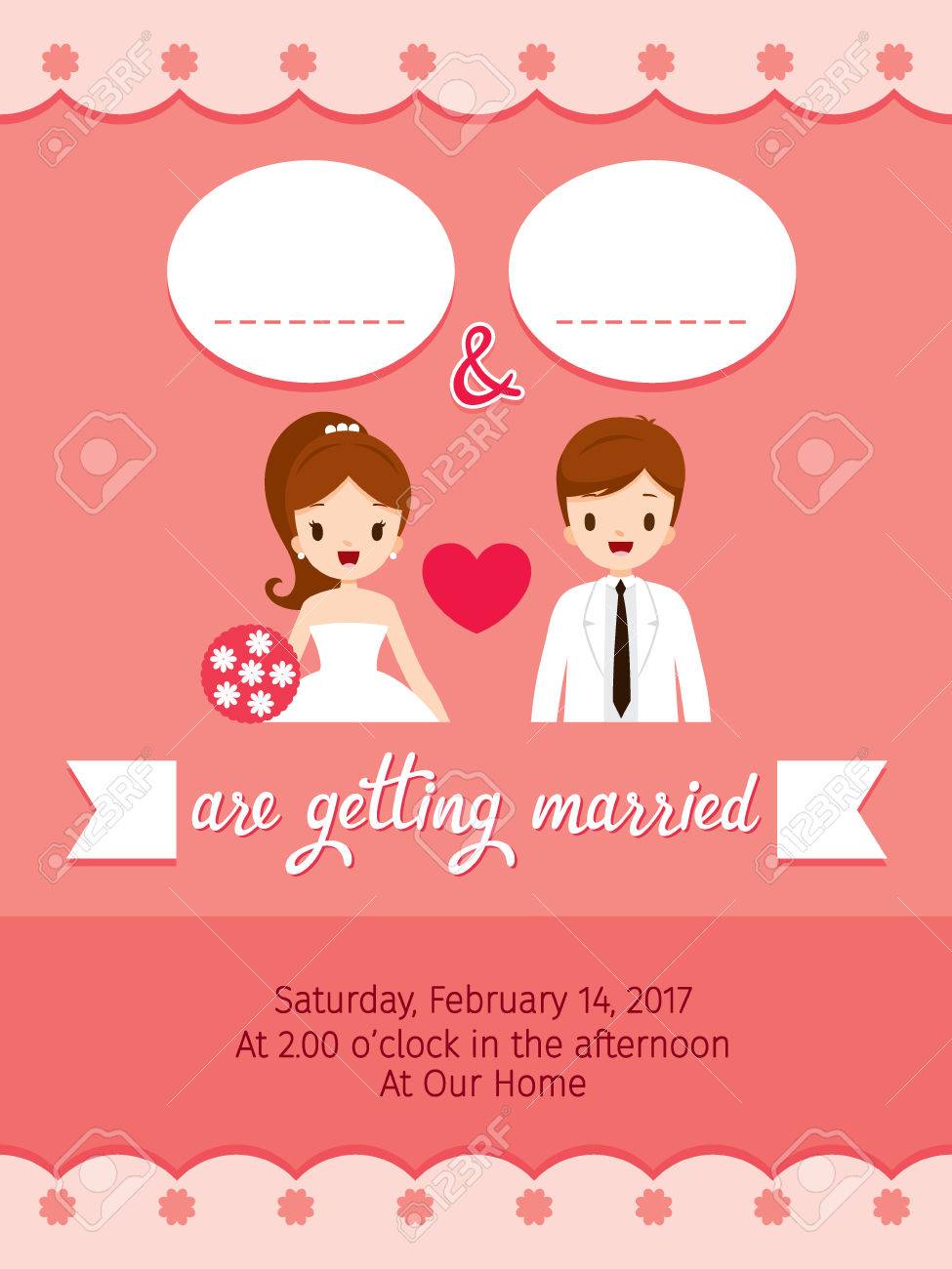 valentines day wedding invitations
