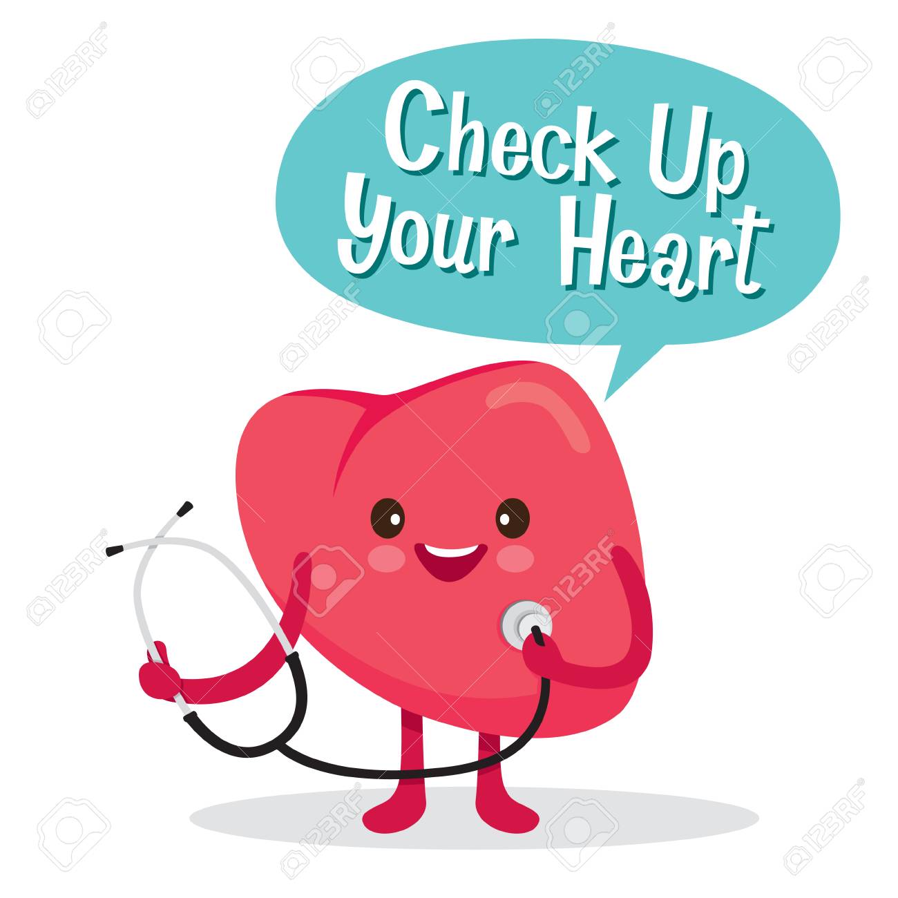 heart human internal organ cartoon character physiology