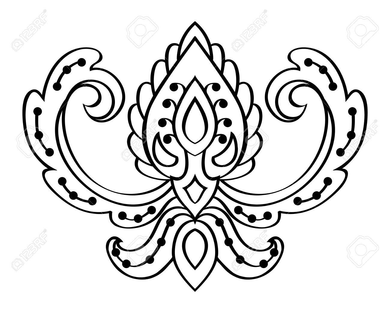 vector abstract pattern on a white background element for design