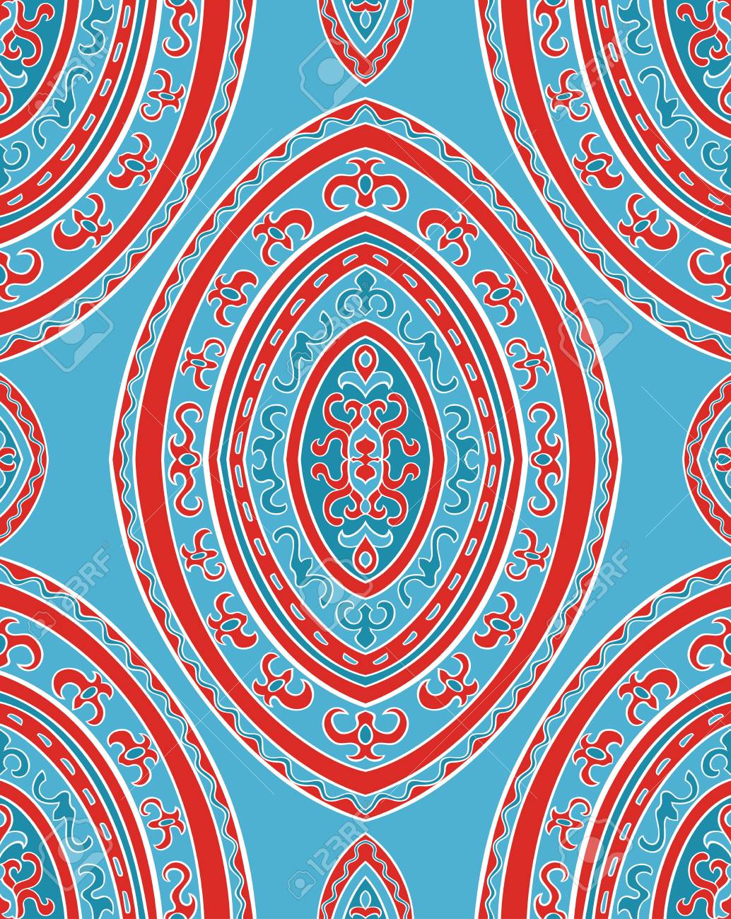 Télécharger gratuitement Images Ornement Oriental Bleu Et Rouge Modele Pour Tapis Textile le plus cool salutations