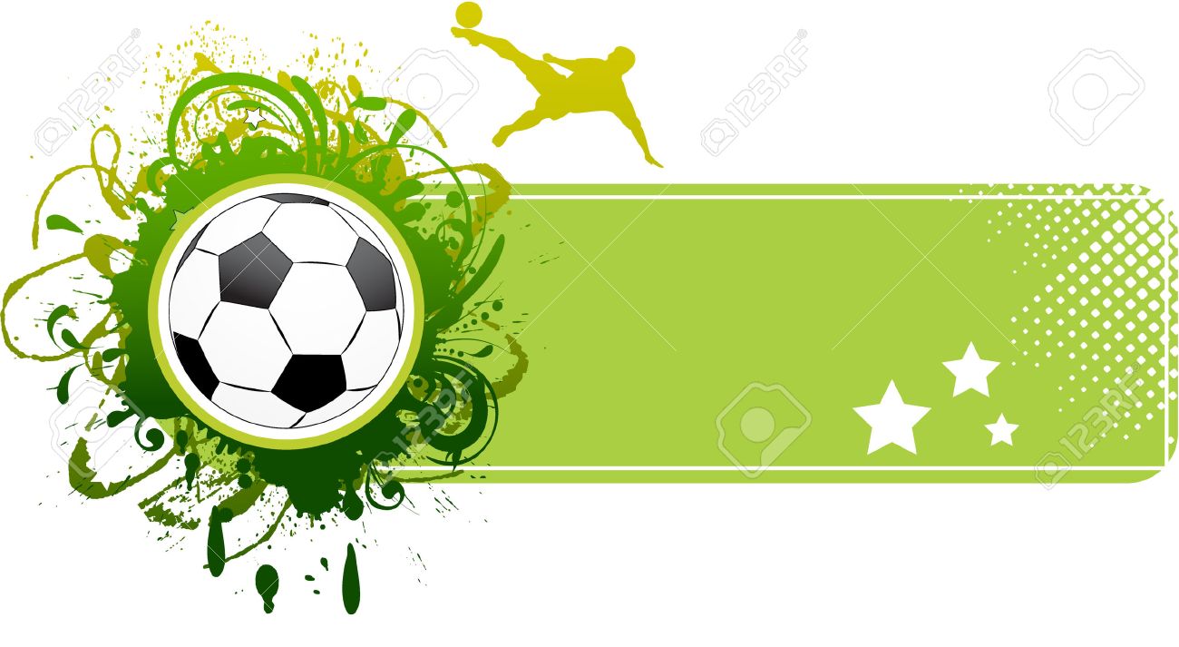 Vektor Fussball Banner Lizenzfrei Nutzbare Vektorgrafiken Clip Arts Illustrationen Image