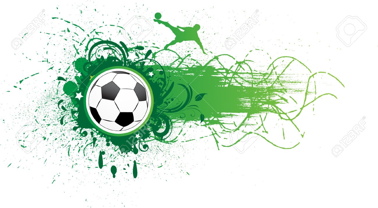 Fussball Banner Lizenzfrei Nutzbare Vektorgrafiken Clip Arts Illustrationen Image