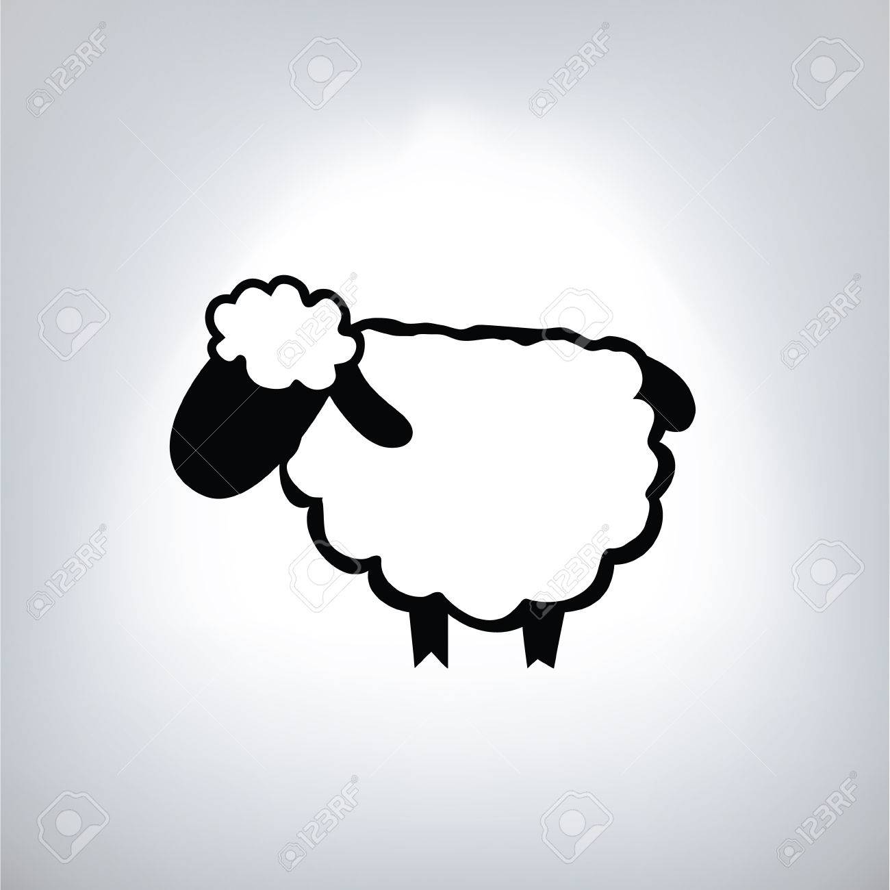Black Silhouette Of Sheep Royalty Free Cliparts Vectors And Stock Illustration Image