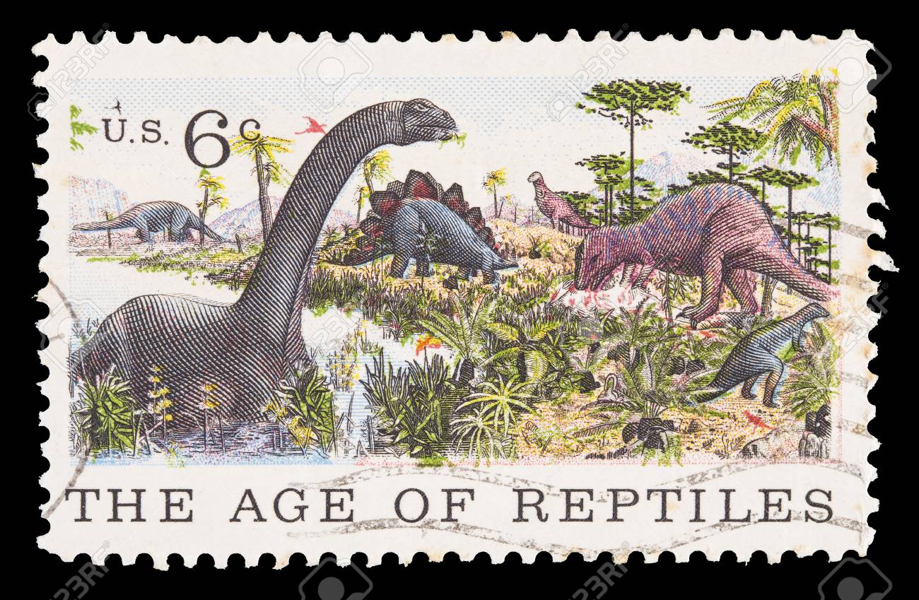 コレクション 古切手 使用済み切手 恐竜 恐竜切手