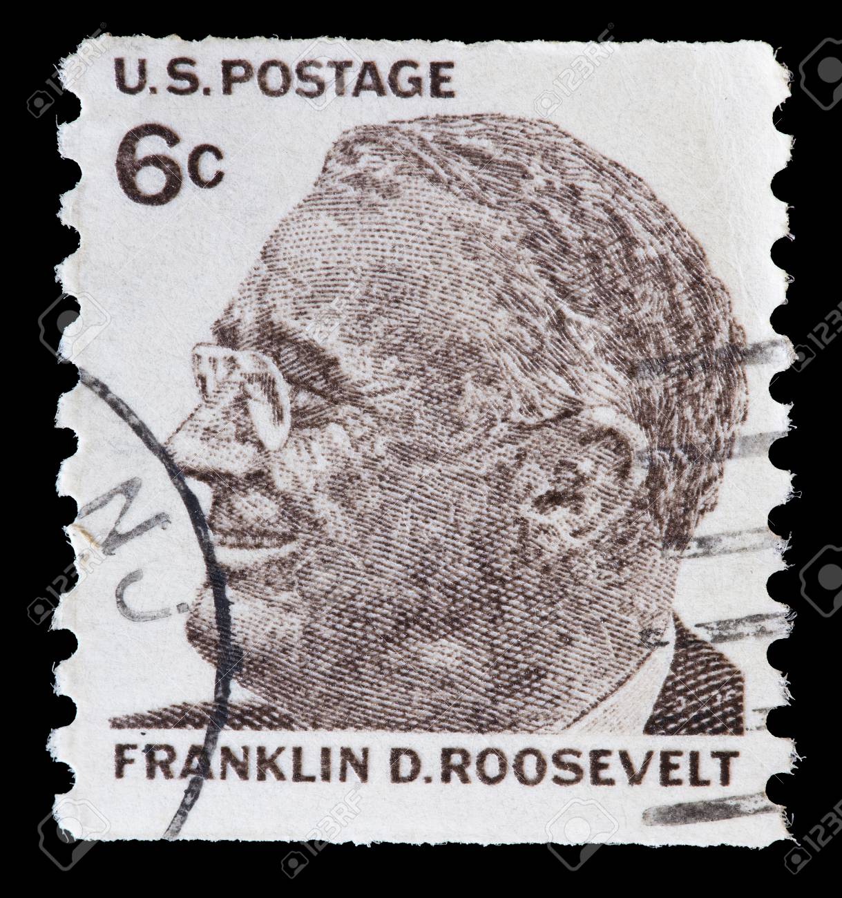 米国エイブラハム・リンカーン4セント使用済切手 10 枚パック .. 1937