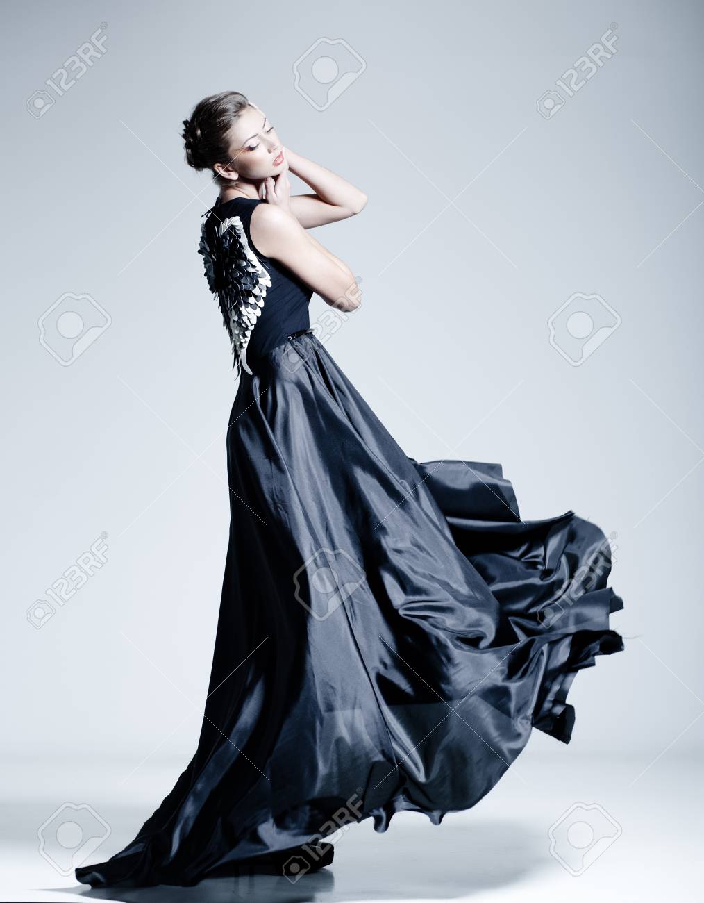 an elegant dress