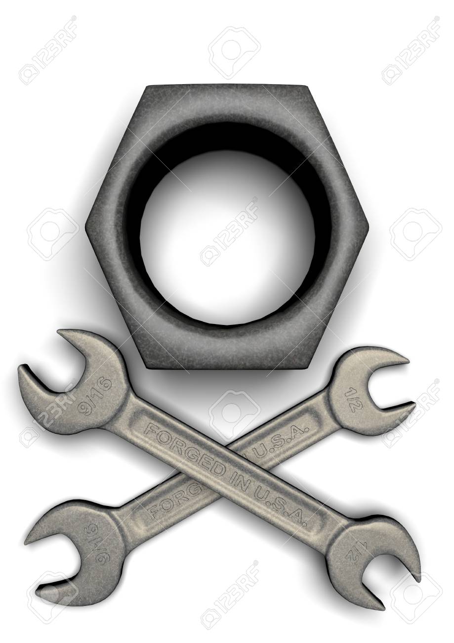 Wrenches and Nut mimic Jolly Roger - 52904951 Wrenches and Nut mimic Jolly Roger - 52904951