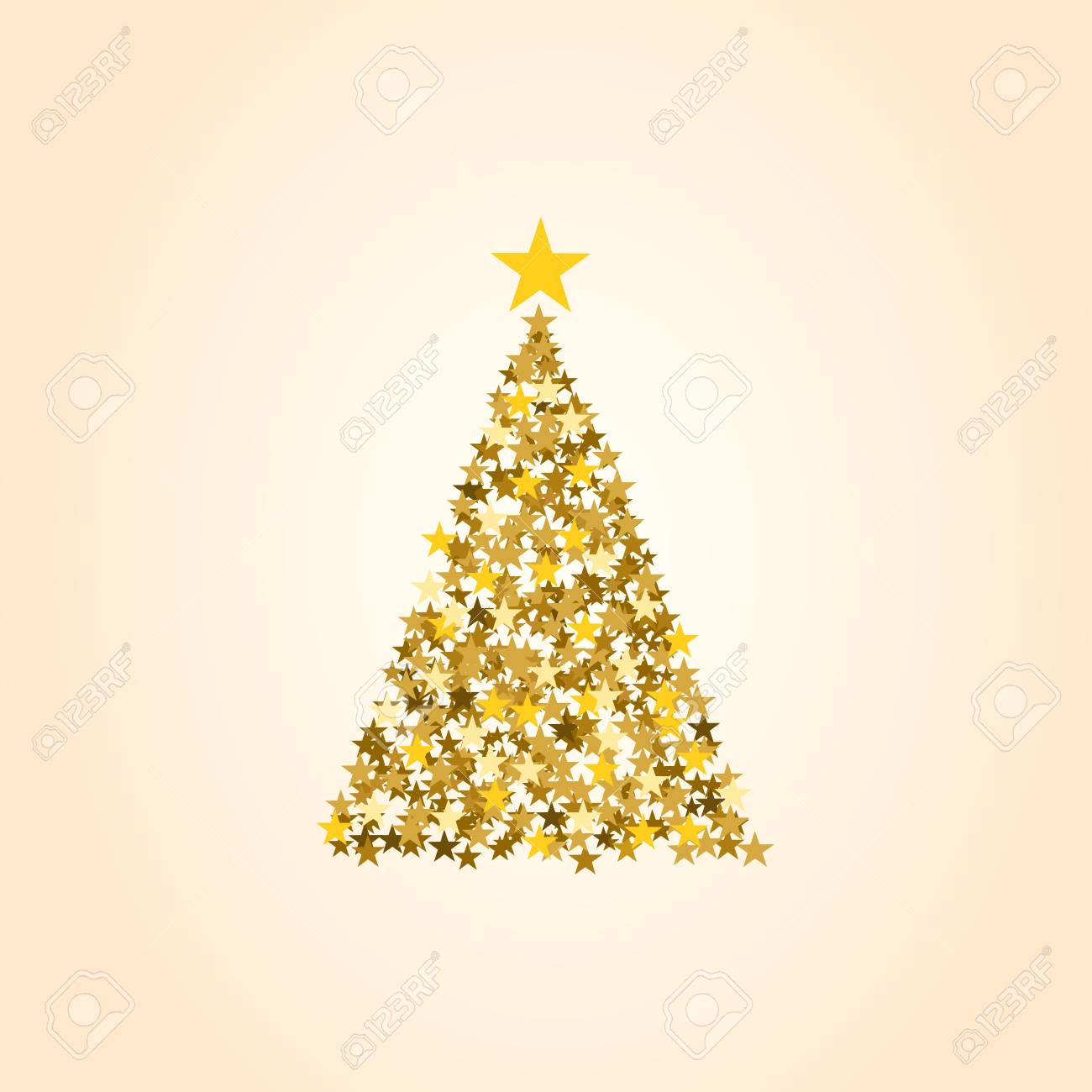 Immagini Di Natale Stelle.Vettoriale Priorita Bassa Festiva Di Natale Del Manifesto Con Lo Spazio Della Copia Stelle Dorate E Albero Su Bianco Image 89470513