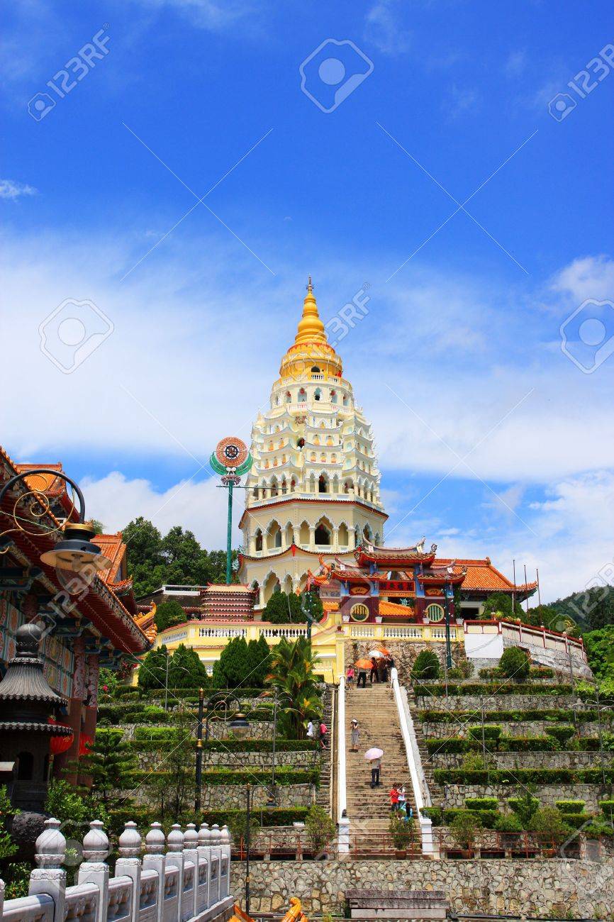 Scenery view of Kek Lok Si Temple, which located in Penang, Malaysia. - 4886312 Scenery view of Kek Lok Si Temple, which located in Penang, Malaysia. - 4886312