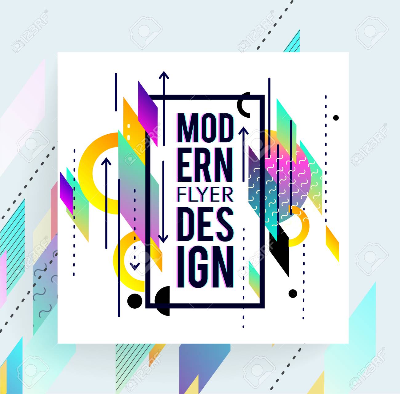 geometric abstract colorful flyer brochure templates design elements modern backgrounds line art - Colorful Brochure Templates geometric abstract colorful flyer brochure templates design elements modern backgrounds line art - Colorful Brochure Templates