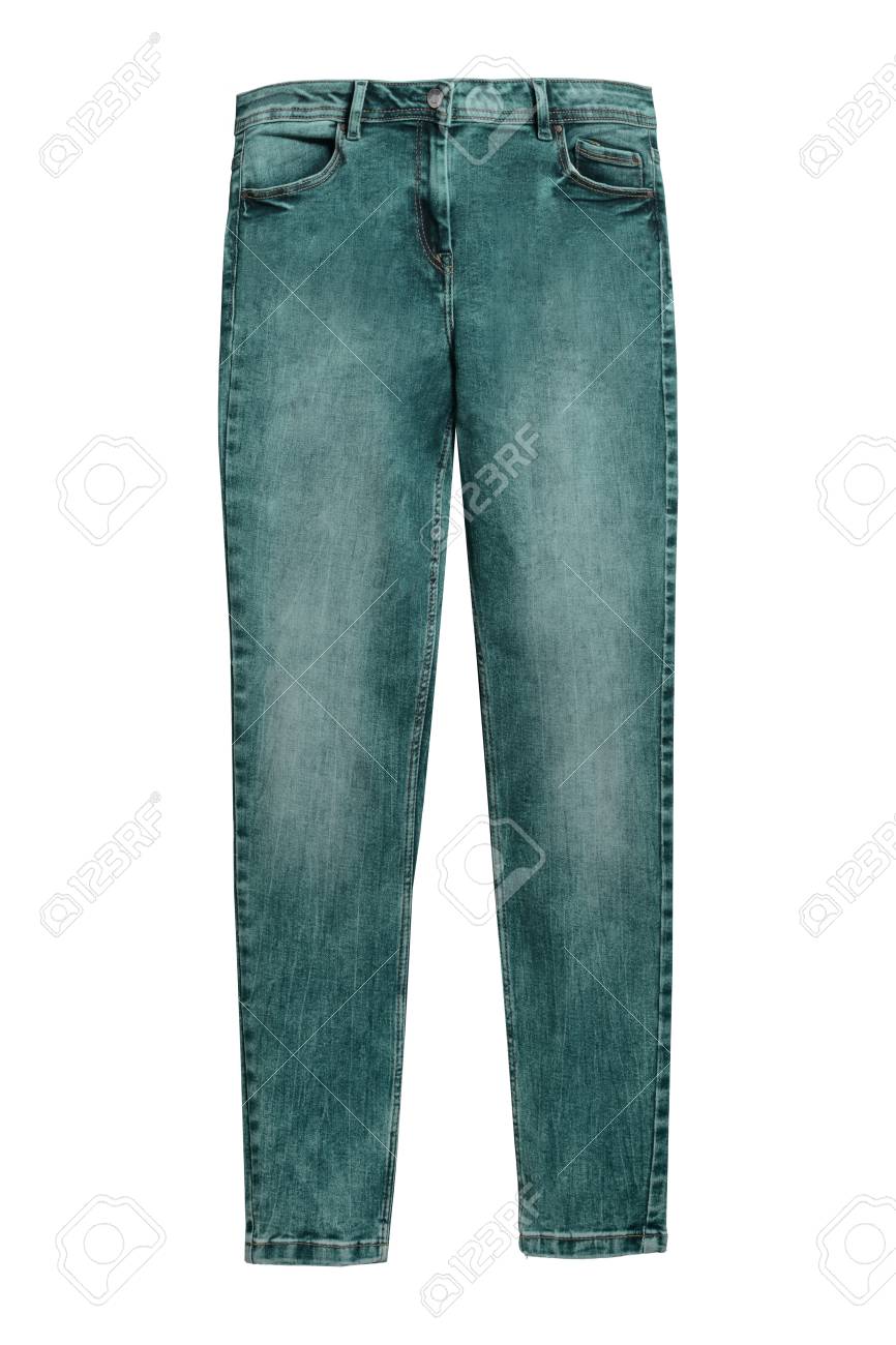 sea green jeans