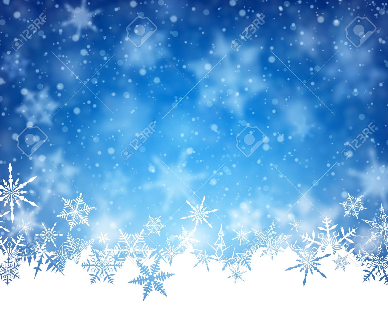 Winter card with snowflakes. Vector paper illustration. - 48105491 Winter card with snowflakes. Vector paper illustration. - 48105491