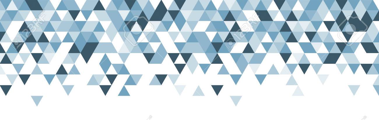 White abstract banner with blue triangles. Vector illustration. - 53629694 White abstract banner with blue triangles. Vector illustration. - 53629694