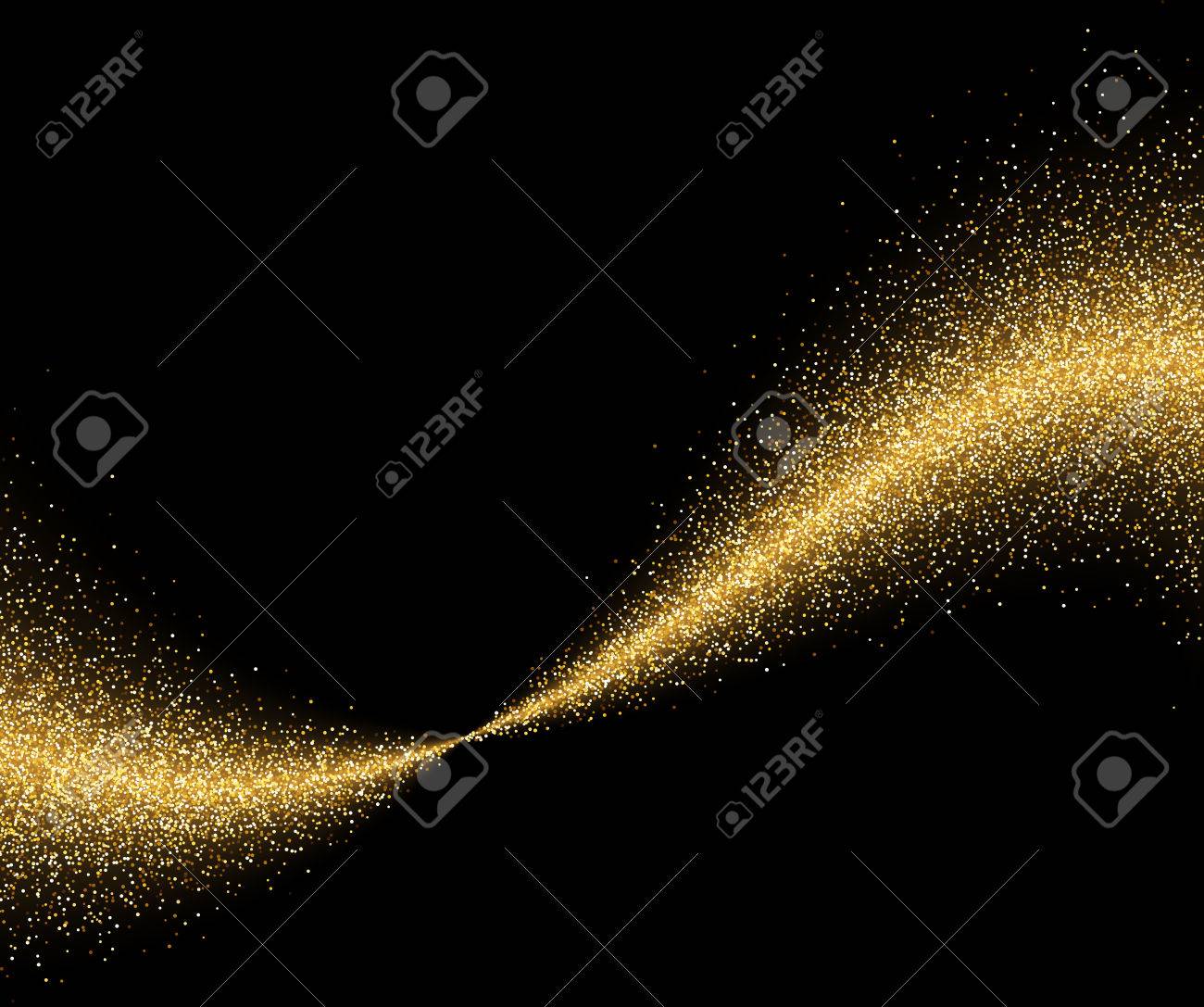 Black absrtact background with shining sand. Vector illustration. - 54825842 Black absrtact background with shining sand. Vector illustration. - 54825842