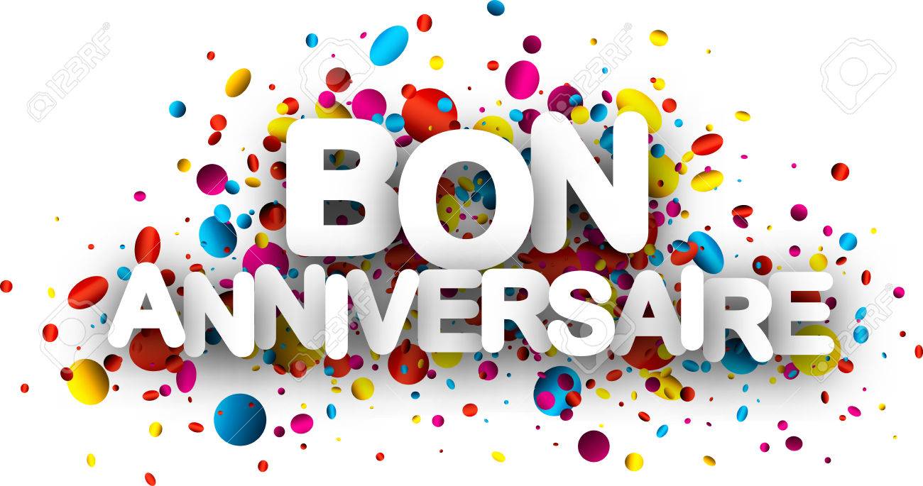 Carte De Joyeux Anniversaire Avec Confetti Colore Francais Illustration De Vacances Vectorielles Clip Art Libres De Droits Vecteurs Et Illustration Image Carte De Joyeux Anniversaire Avec Confetti Colore Francais Illustration De Vacances Vectorielles Clip Art Libres De Droits Vecteurs Et Illustration Image