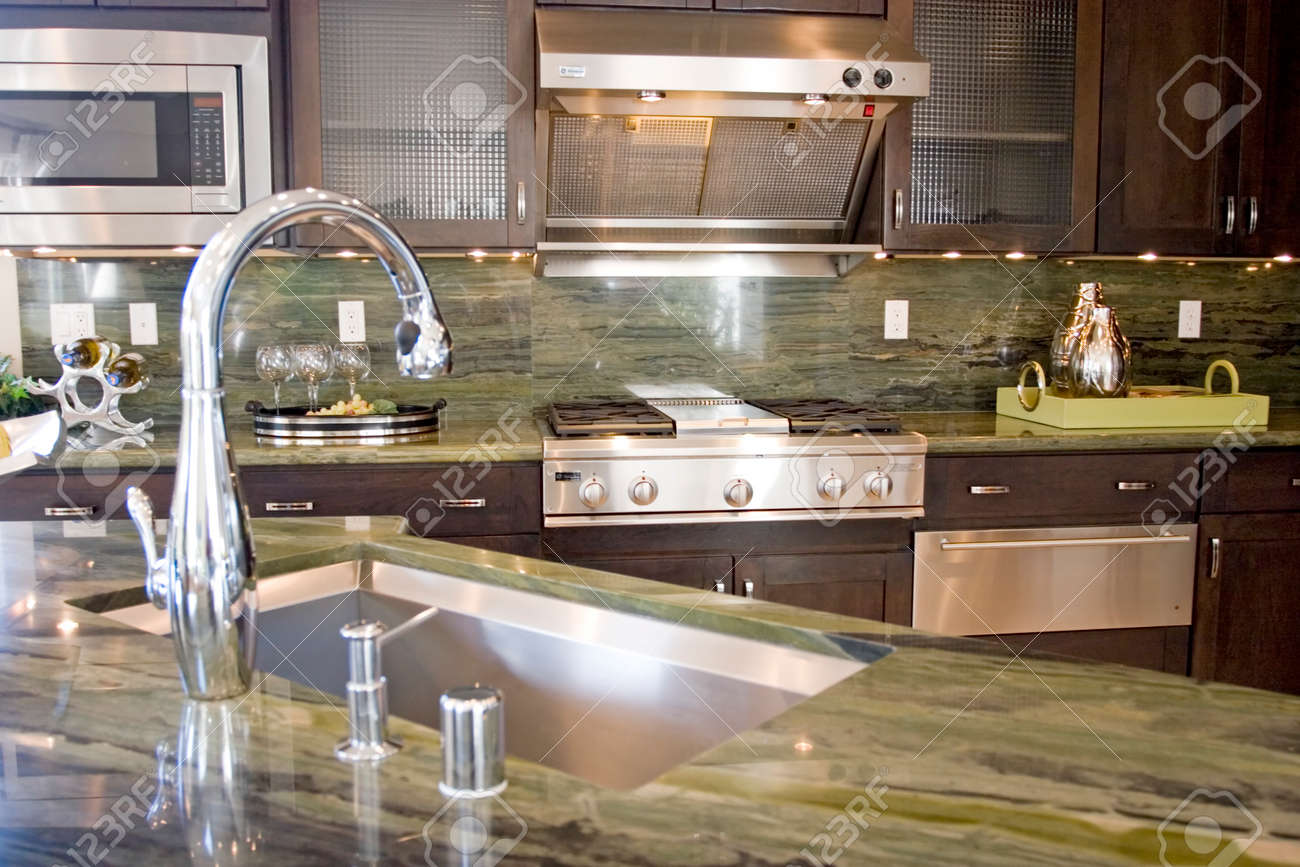 Modern Kitchen Granite Countertops modern kitchen with granite countertops stock photo, picture and Modern Kitchen Granite Countertops modern kitchen with granite countertops stock photo, picture and