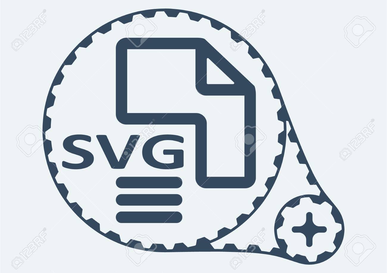 Download Flat Vector Illustration Svg File Extension Svg Icon Graphic Royalty Free Cliparts Vectors And Stock Illustration Image 53899033