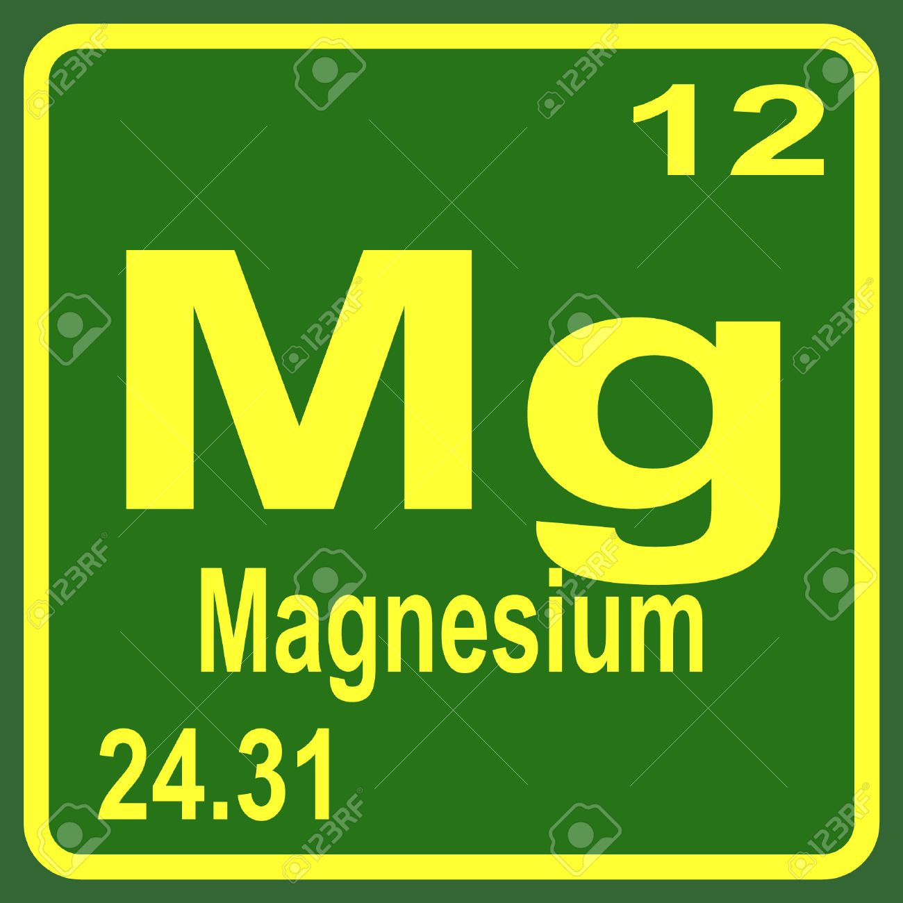 Tabla Periodica De Los Elementos Magnesio Ilustraciones Vectoriales Clip Art Vectorizado Libre De Derechos Image 53901617