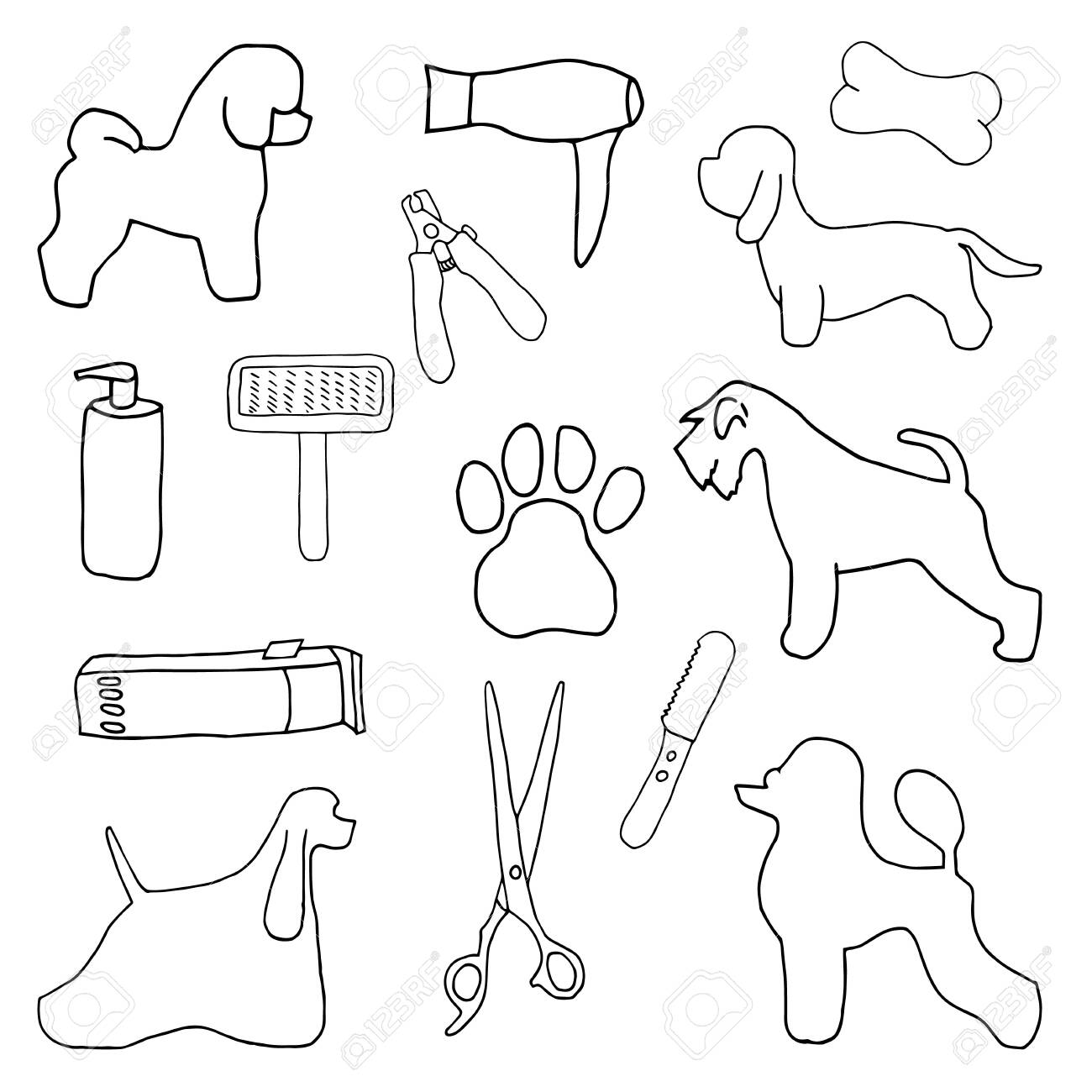 cocker spaniel grooming tools