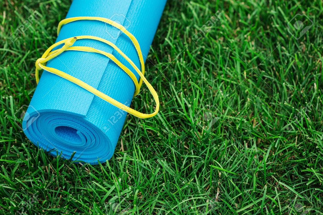 grass yoga mat