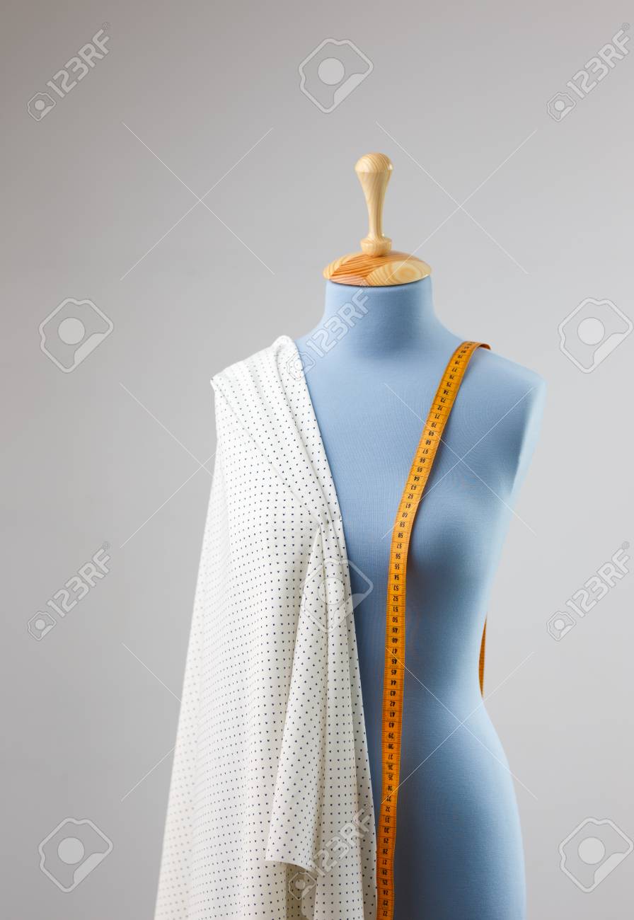 Womens Clothing Dummy With Measuring Tape In Tailors Studio Stock Photo Picture And Royalty Free Image Image