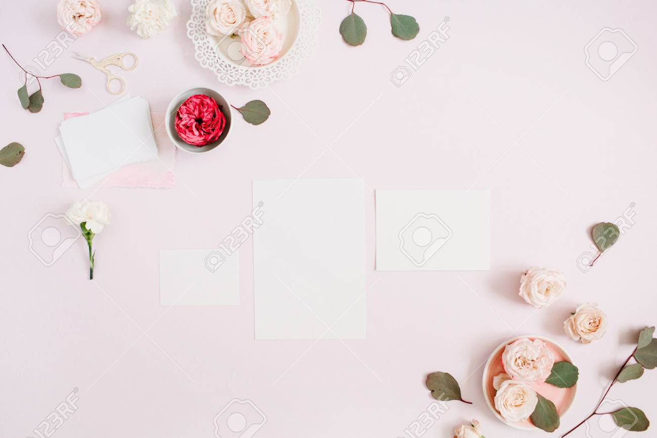 Free Blank Wedding Invitation Card Template