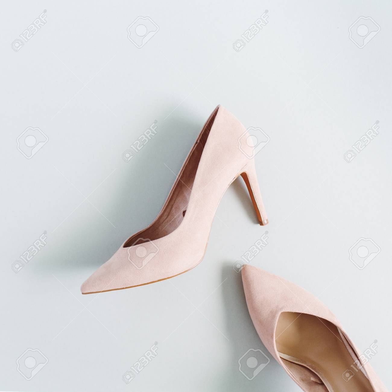 dusky pink high heels
