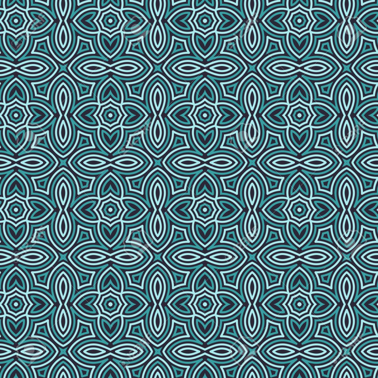 シームレス花柄エスニック パターン ビンテージ ベクトルの飾り ケルト アラビア語やインドのモチーフの背景 布や包装紙のデザインのためのシームレスな壁紙 のイラスト素材 ベクタ Image