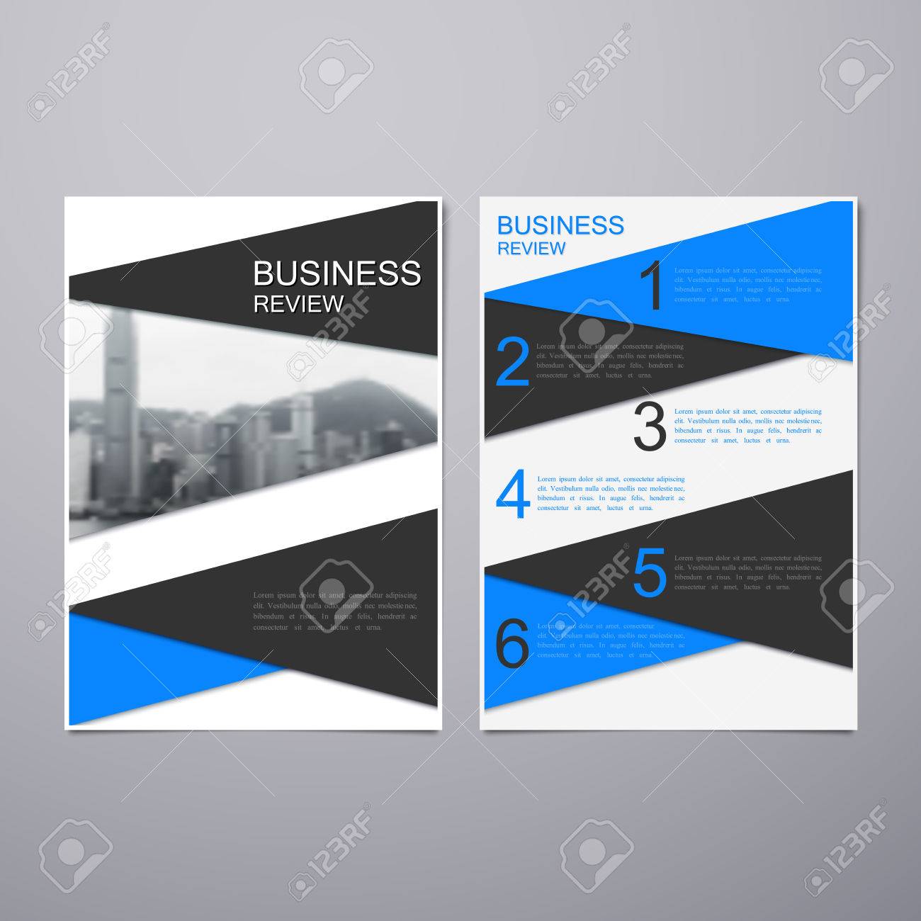 business review leaflet. brochure or flyer a4 size template design business review leaflet. brochure or flyer a4 size template design, Presentation templates