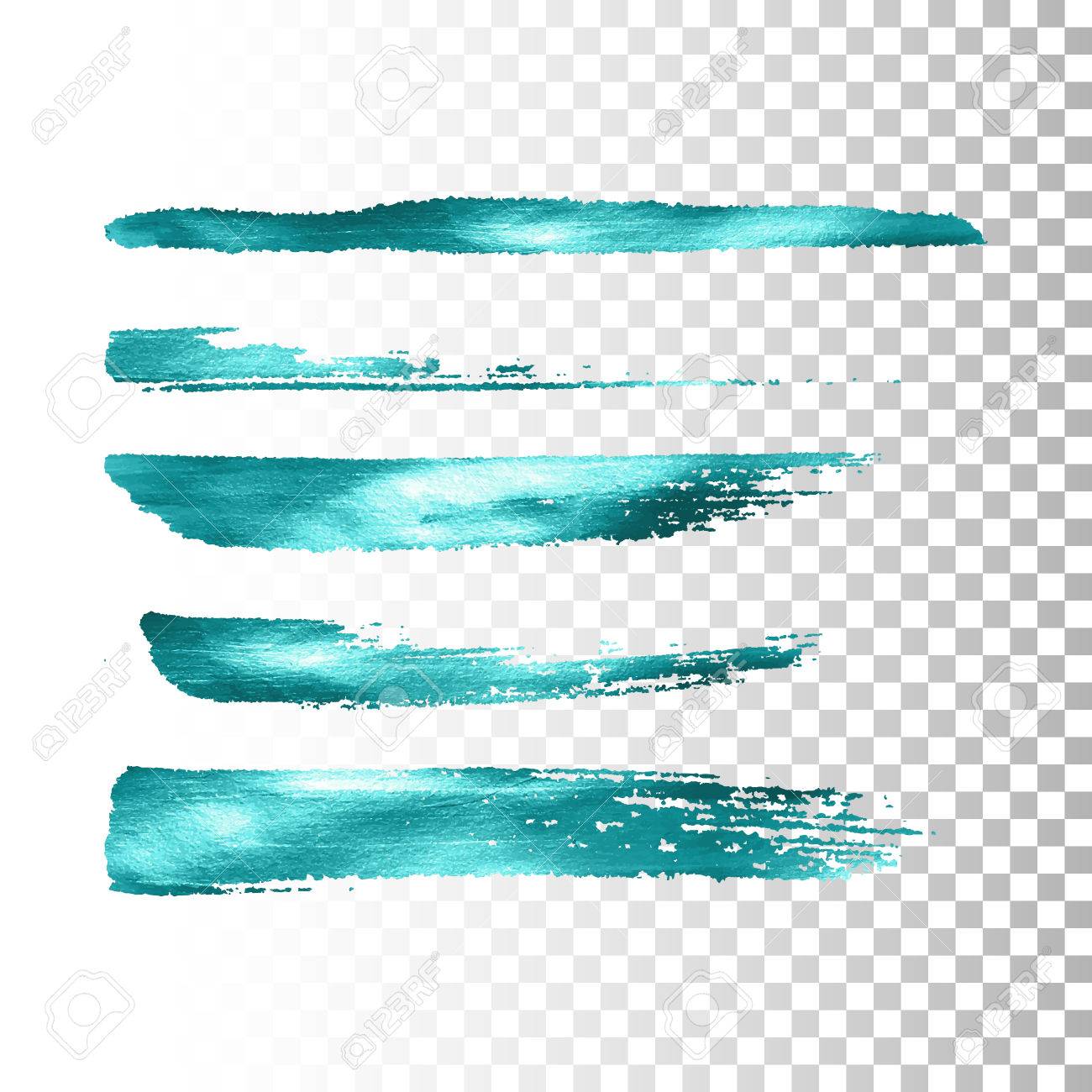 Azure metallic paint brush stroke set. Vector paint brush stroke collection. Abstract glittering textured brush strokes. Vector illustration of a turquoise metallic foil banners - 65404439 Azure metallic paint brush stroke set. Vector paint brush stroke collection. Abstract glittering textured brush strokes. Vector illustration of a turquoise metallic foil banners - 65404439