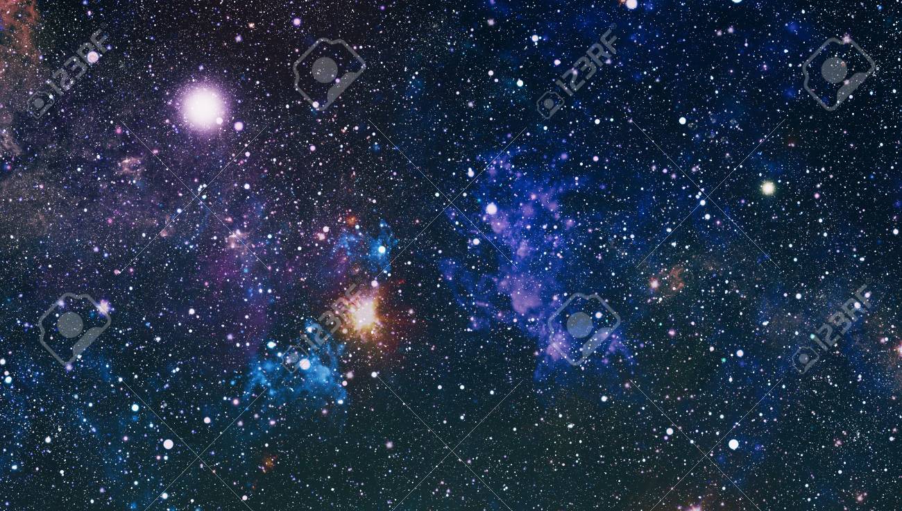 colorful deep space universe concept background stock photo