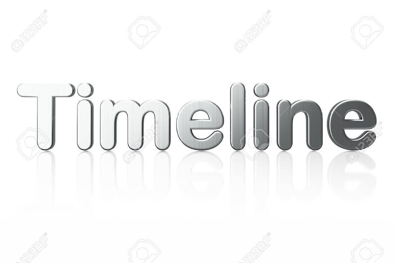 timeline on word
