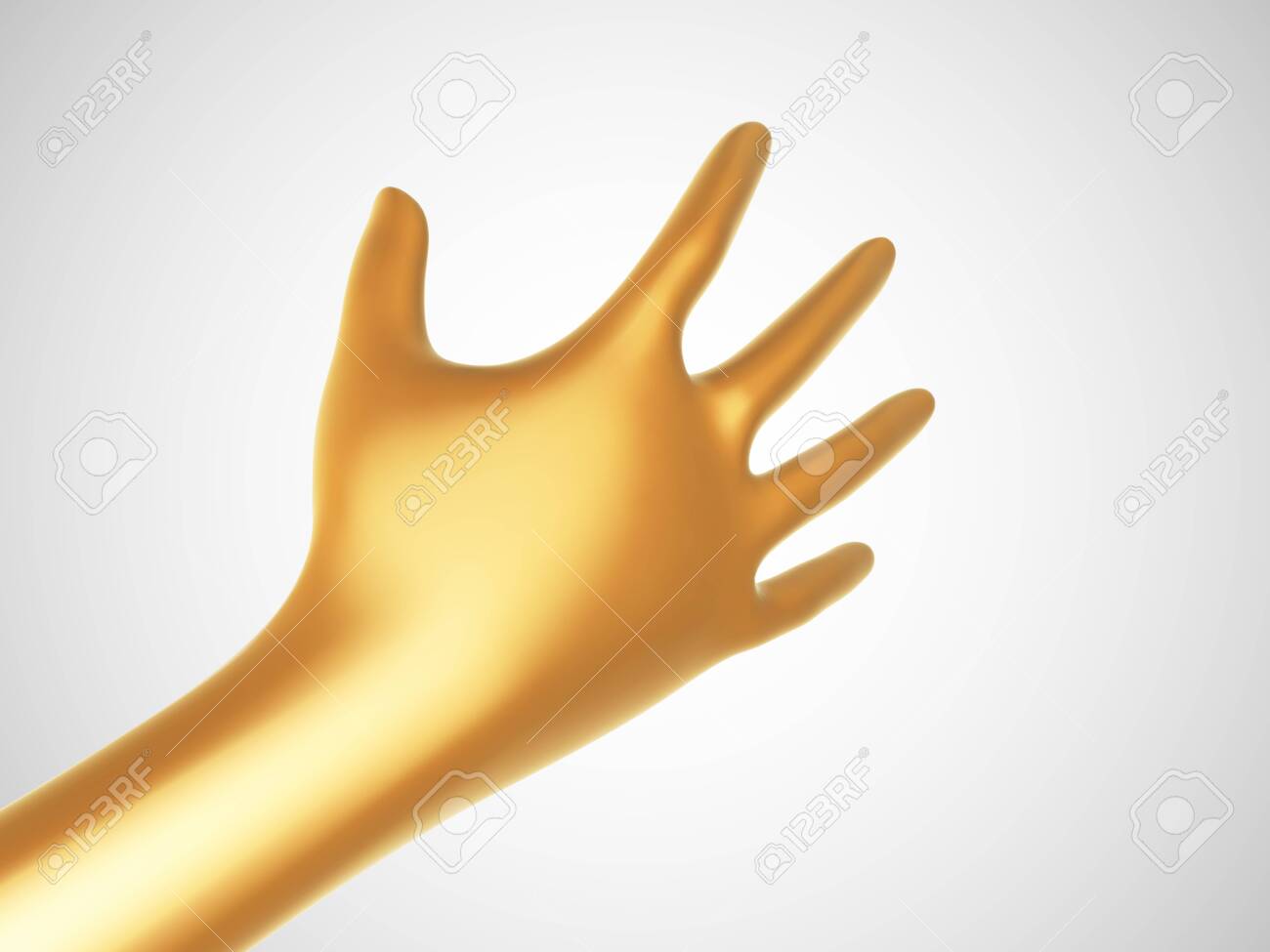 3D golden hand offering for handshake on white background. Concept of financial support, teamwork and business partnership. Vector illustration of shaking human hand made of gold. - 144188814 3D golden hand offering for handshake on white background. Concept of financial support, teamwork and business partnership. Vector illustration of shaking human hand made of gold. - 144188814