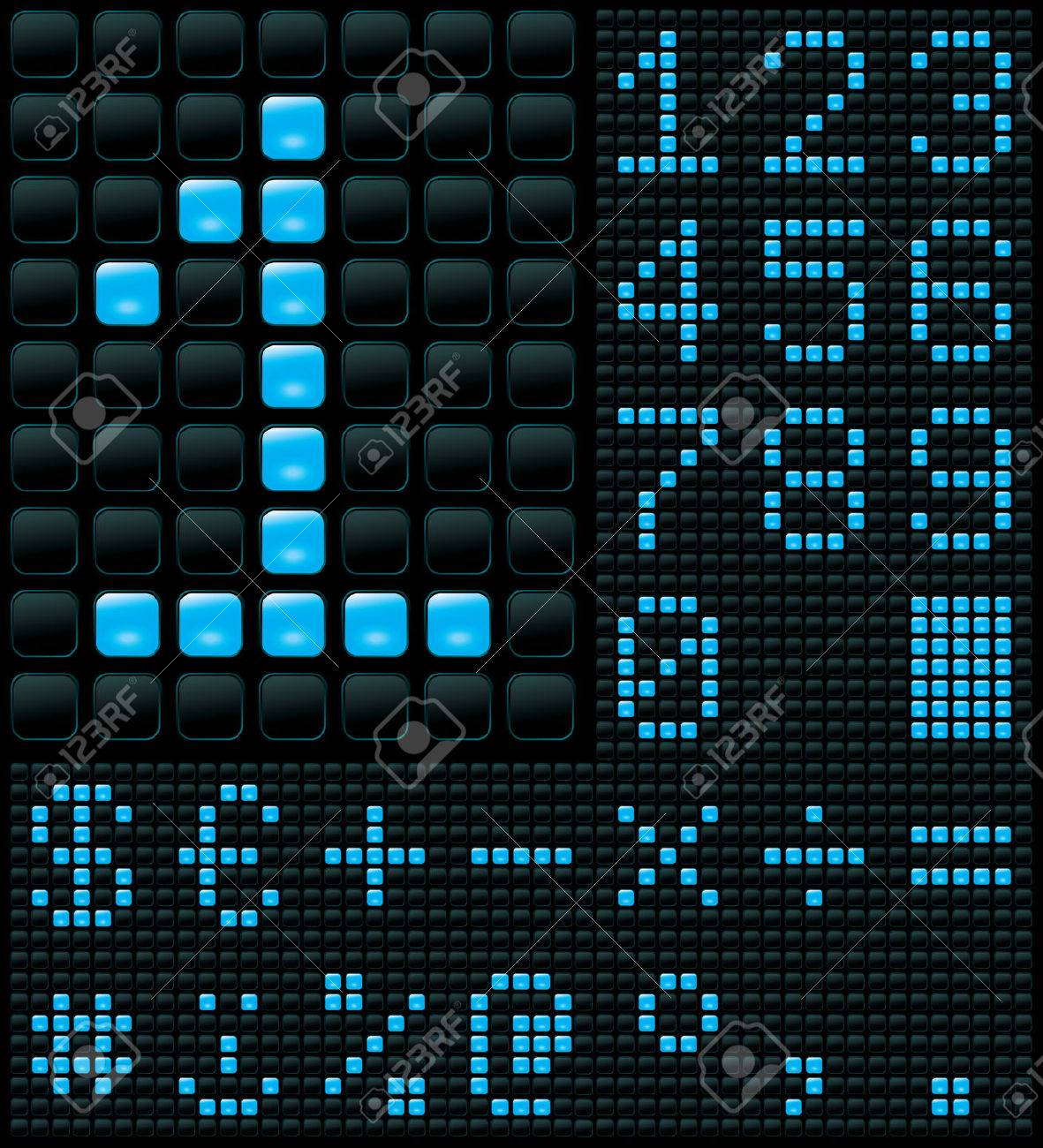 ほとんどのダウンロード ドット 数字 デザイン文具