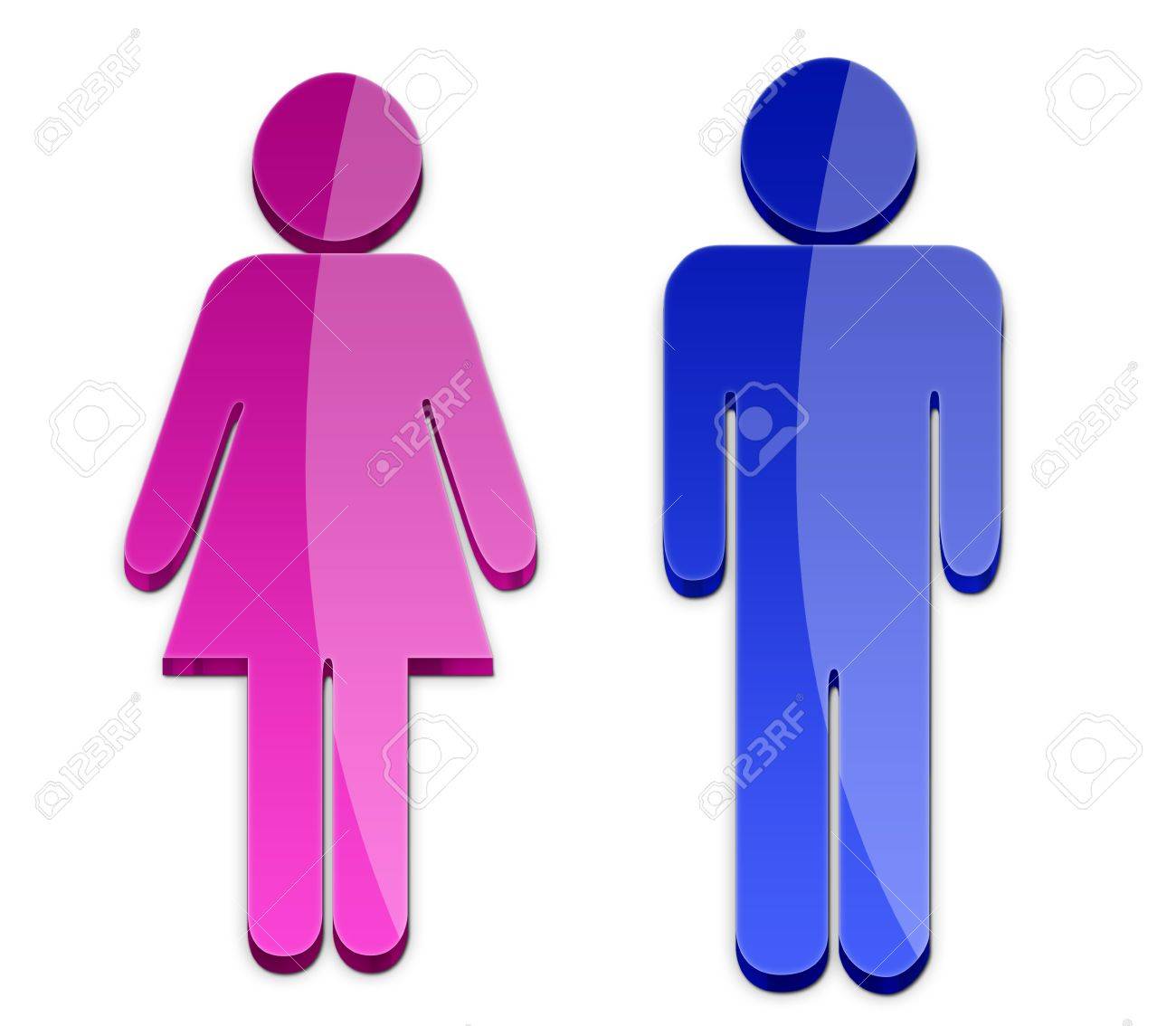 Men And Women Symbol Stock Photo Picture And Royalty Free Image Image 13297968