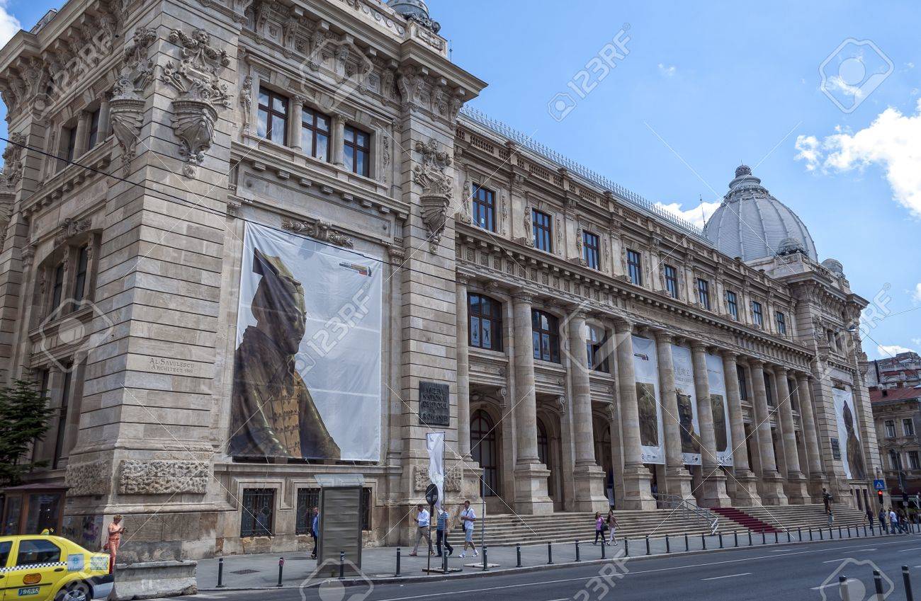 Bucharest Romania May 31 Facade Of The National Museum Of Stock Photo Picture And Royalty Free Image Image 20062430
