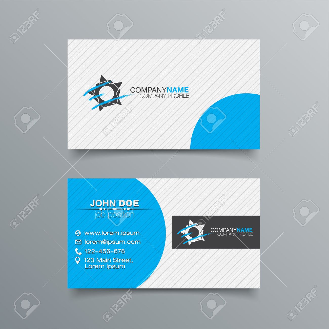 Business Card Background Design Template. Stock Vector Illustration Royalty  Free SVG, Cliparts, Vectors, And Stock Illustration. Image 44350848.