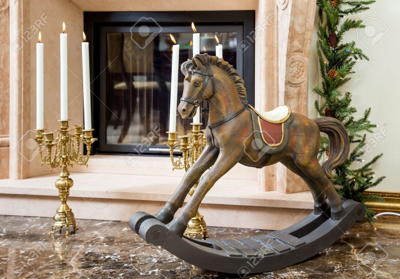 vieux cheval a bascule