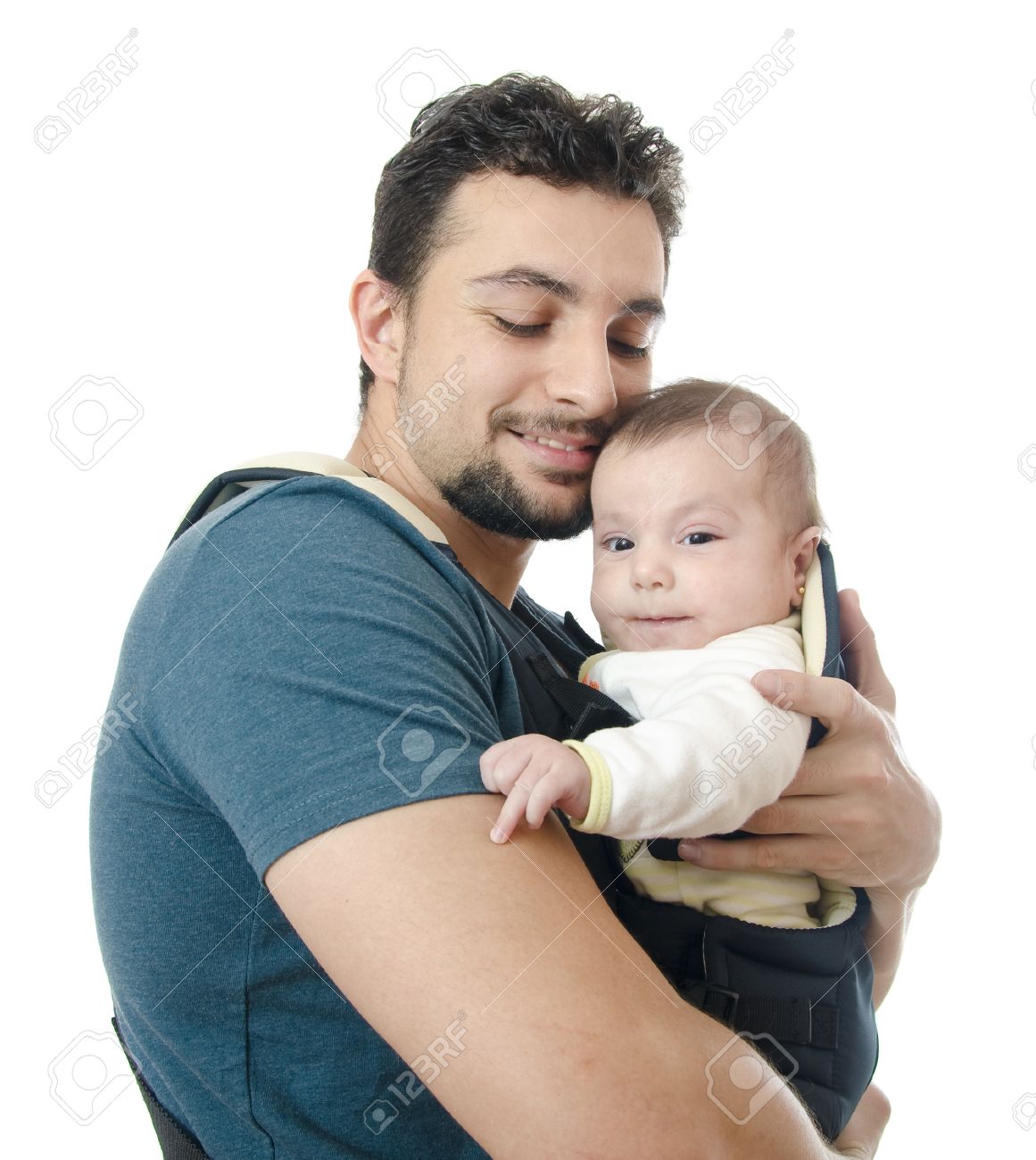 Papa Et Bebe En Gros Calin Banque D Images Et Photos Libres De Droits Image