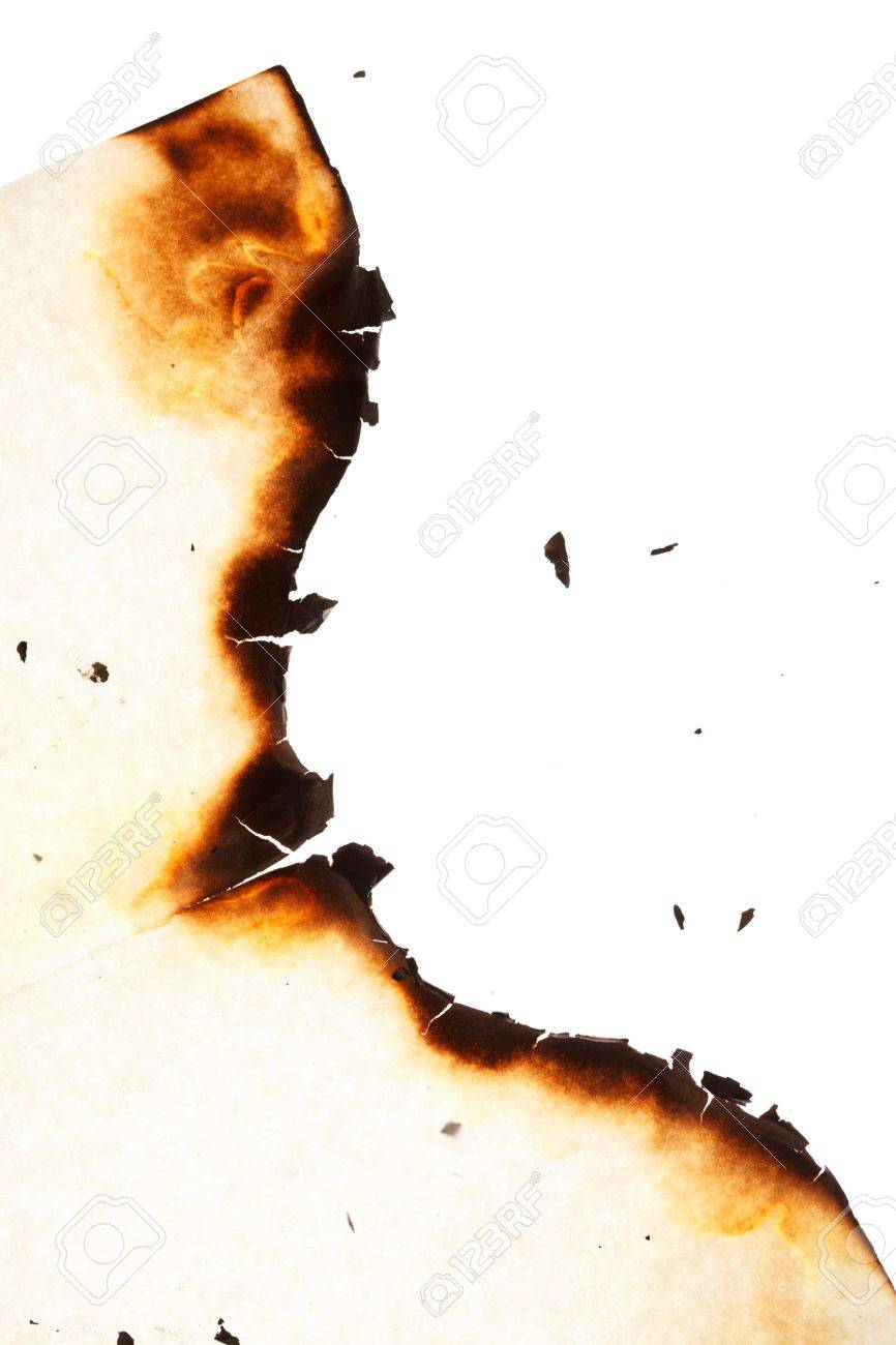 紙に穴を燃やす の写真素材 画像素材 Image