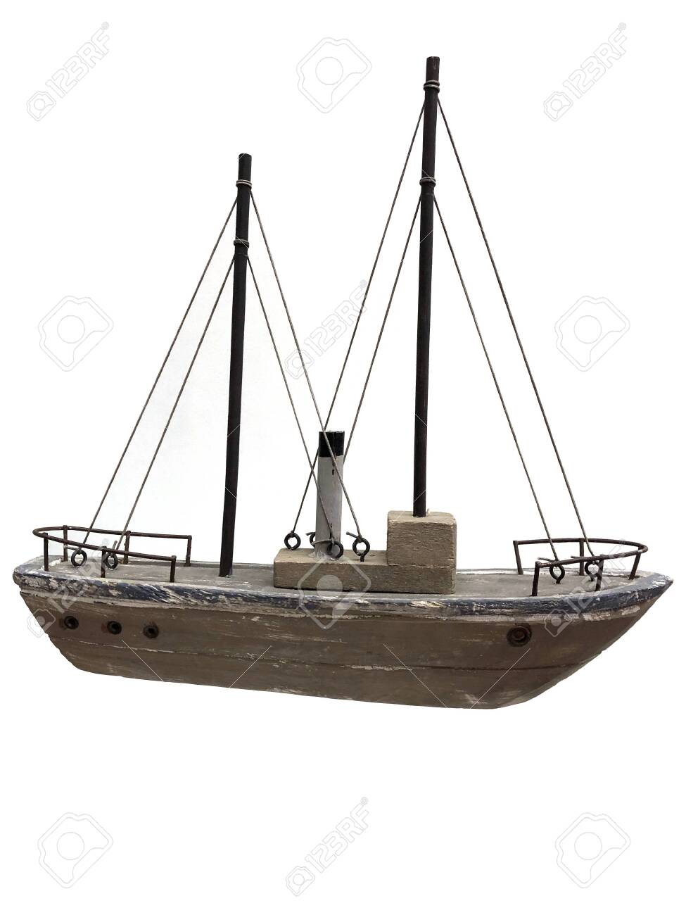 wooden toy ship