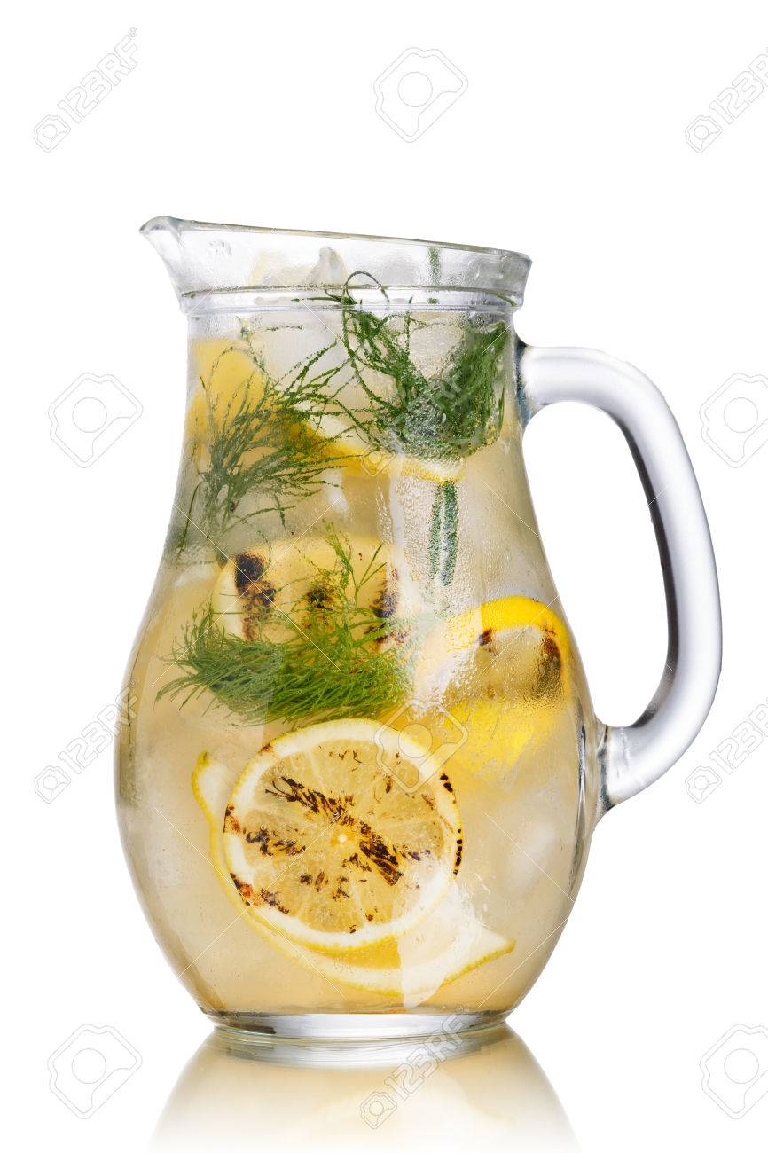 レモンのピッチャー フランスアンティーク ピシェ クリーマー レモン色