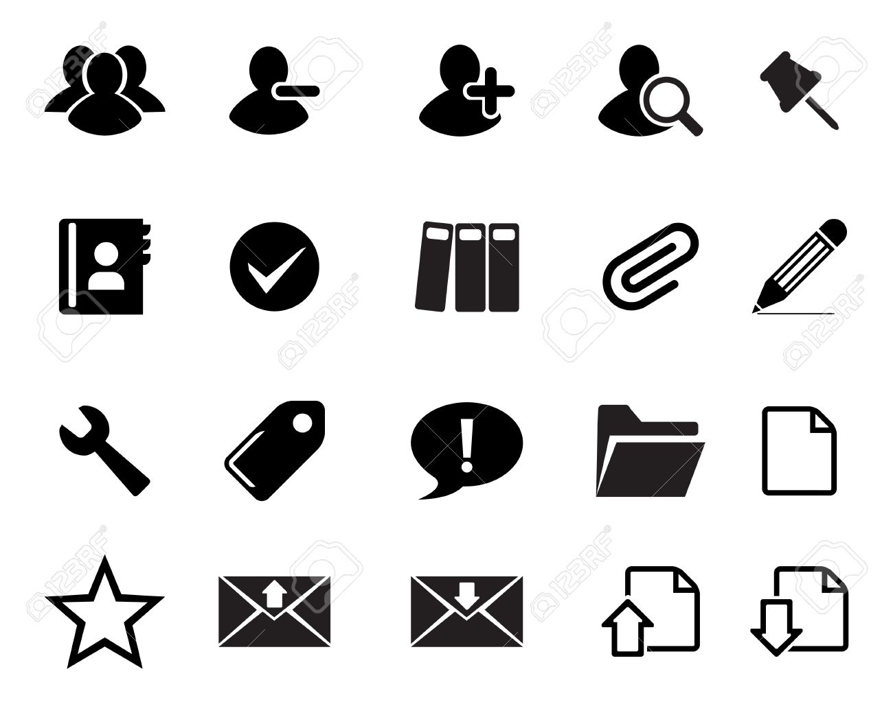 Web Icons Vector Illustrator Available In Jpeg And Eps Formats To Modify This File Editing Software Such As Adobe Illustrator Freehand Or Coreldraw Is Required Royalty Free Cliparts Vectors And Stock Illustration