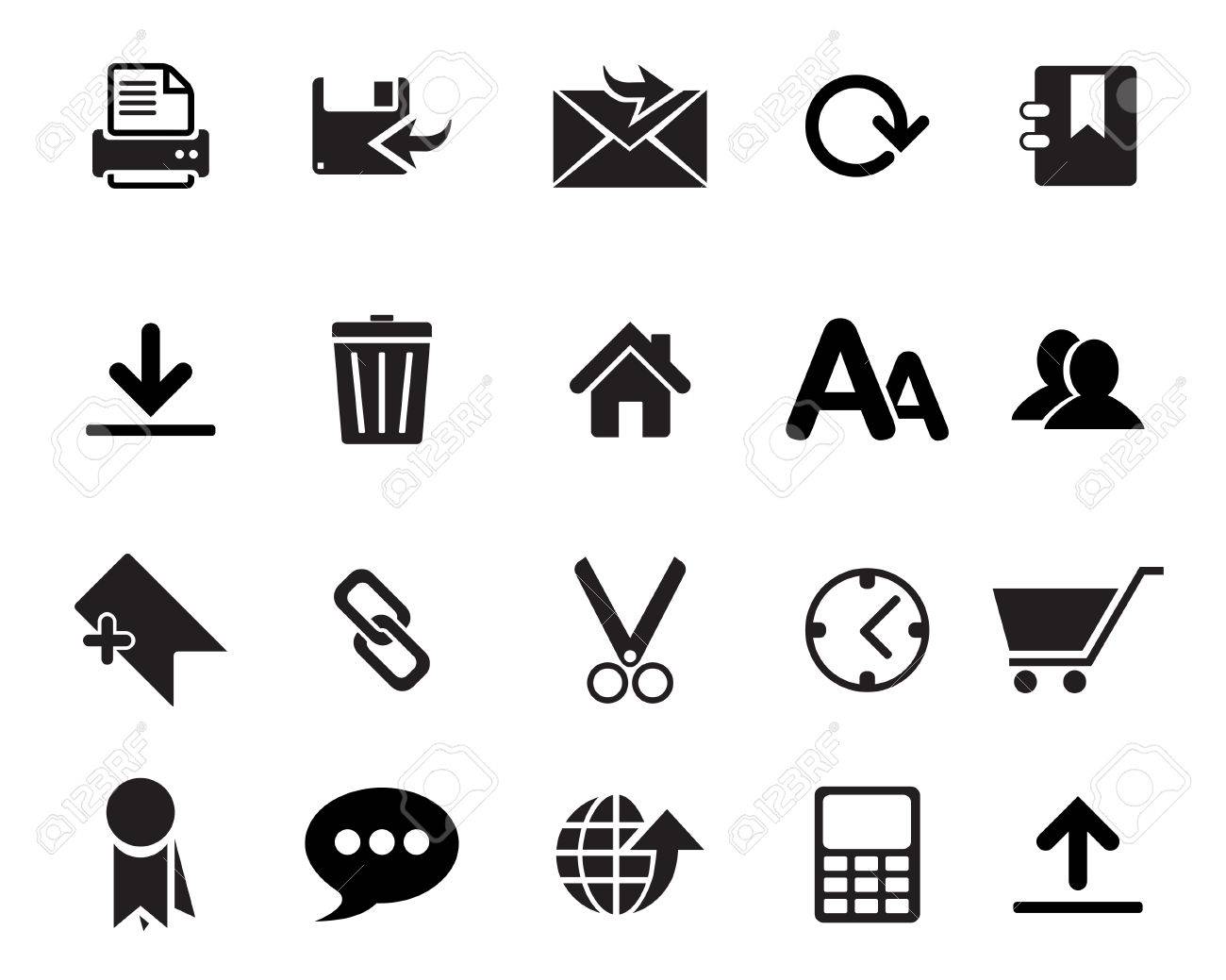 Web Icons Vector Illustrator Available In Jpeg And Eps Formats To Modify This File Editing Software Such As Adobe Illustrator Freehand Or Coreldraw Is Required Royalty Free Cliparts Vectors And Stock Illustration