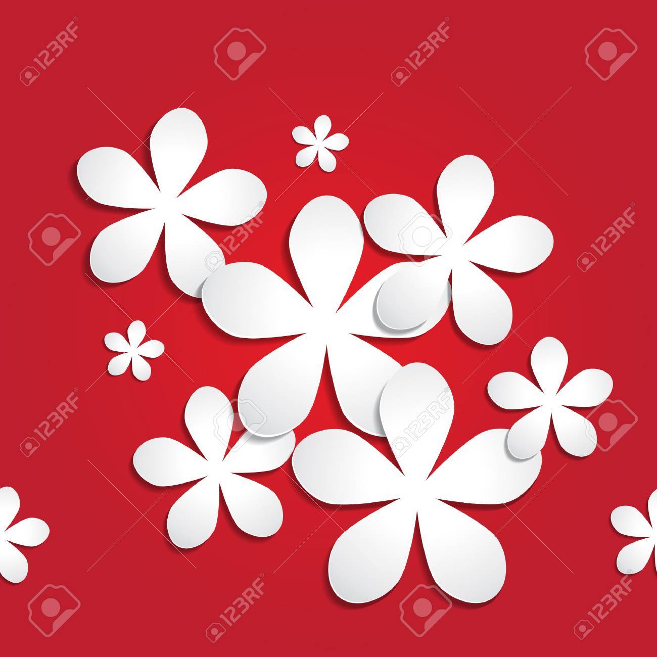 Abstract 3d Paper Flower Vector Pattern Background Available Royalty Free Cliparts Vectors And Stock Illustration Image 41639944 abstract 3d paper flower vector pattern background available