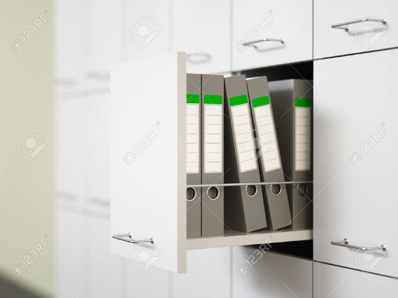 File Cabinet With Half Open Drawer Stock Photo Picture And Royalty Free Image Image 32112948