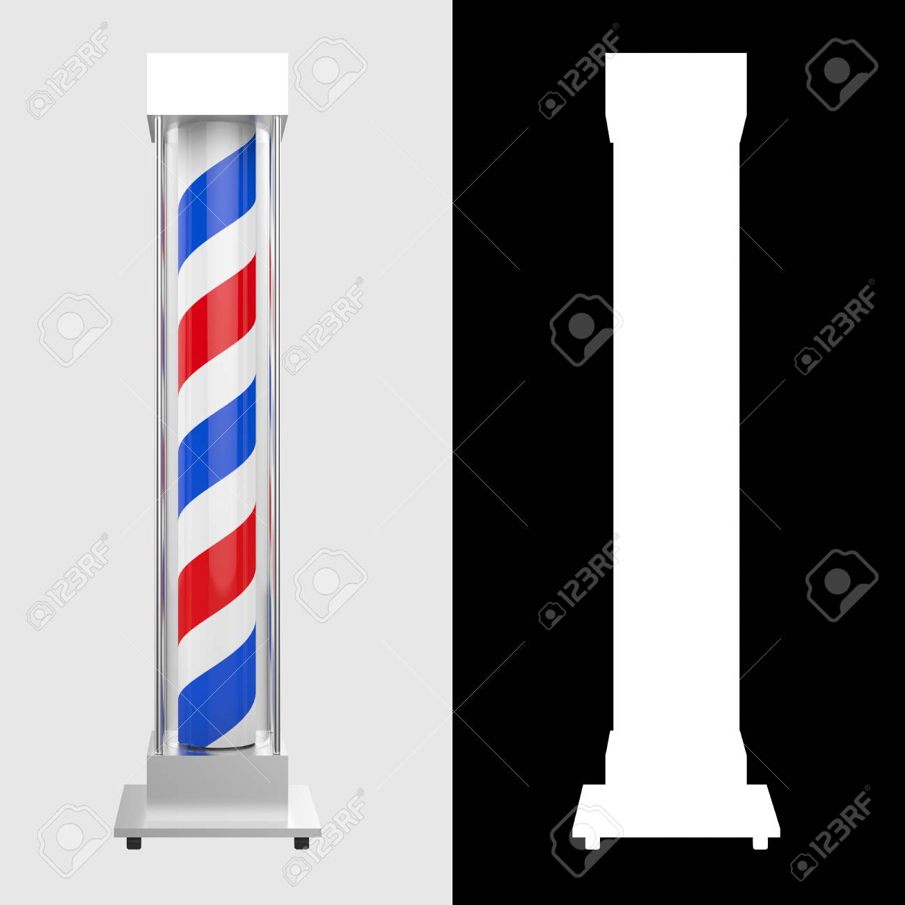 バーバー サイン ポール の写真素材 画像素材 Image